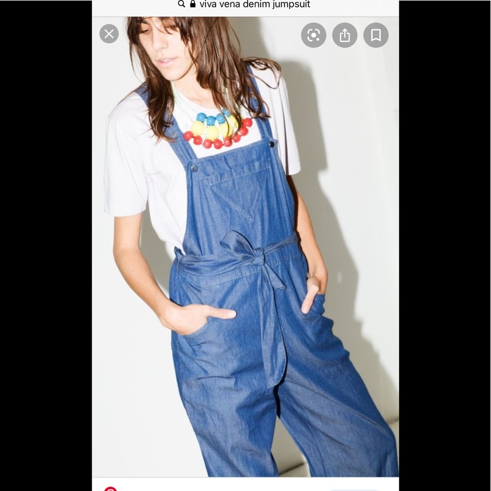 Viva vena 70s inspired denim overall